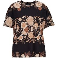 19V69 Italia by Versace Oversize-Shirt TAMINA Elegantes Kurzarm-Shirt für Damen Blumenmuster (XS-XXL) von 19V69 Italia by Versace