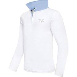 19V69 Versace 1969 Herren Langarmshirt 19V69, Shirt, Sweatshirt, Polo, weiß - M von 19V69 Versace 1969