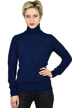 1stAmerican Damen Rollkragenpullover aus 100% reines Kaschmir Made in Italy - Feinheit 12 von 1stAmerican