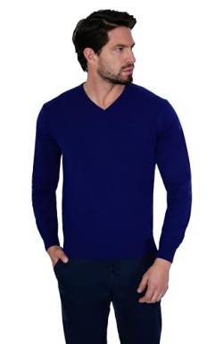 1stAmerican Made in Italy Winter längarmige Pullover aus 100% reinen Kaschmir V-Ausschnitt Herren Slim Fit - winterliche Herren 100% Cashmere von 1stAmerican