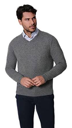 1stAmerican Made in Italy Winter längarmige Pullover aus 100% reinen Kaschmir V-Ausschnitt Herren Slim Fit - winterliche Herren 100% Cashmere von 1stAmerican