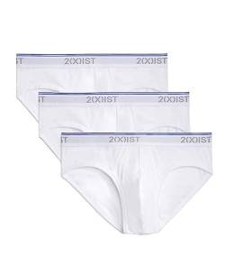 2(X)IST Baumwoll-Stretch-Unterhose, 3 Stück - Weiß - Medium von 2(x)ist