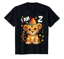 Kinder 2 Jahre alt Junge Mädchen Löwen Baby Löwe 2. Geburtstag T-Shirt von 2. Geburtstag Löwe Junge Mädchen Löwen Shop