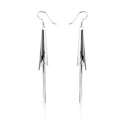 2022 Lange Quasten-Kettenohrringe für Teenager-, minimalistische Piercing-Ohrstecker, Trendige Ohrringe Engel Ohrringe Silber 925 (Silver, One Size) von 2022