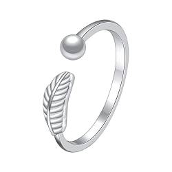 2022 Ring Ehering Verstellbarer Ring silbrig Ton Frauen Mädchen Liebhaber Geschenke Clip Rings (Silver, One Size) von 2022