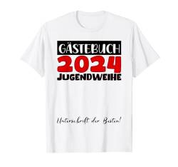 Jugendweihe Deko Mädchen Jungen Gästebuch Jugendweihe 2024 T-Shirt von 2024 Jugendweihe Kleider Erwachsen Werden Jugend