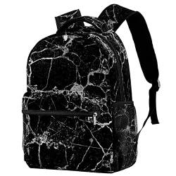 Lässiger Daypacks Drucken Mit Schwarzen Marmorstreifen Laptoptasche Modern Schule Tasche Einfacher Laptop Rucksack Für Uni Schule Arbeit von 208