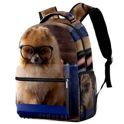 Schulranzen Augen Und Hundedruck Laptop Rucksack Leichtgewicht Lässiger Daypacks Casual Notebook Tasche Für Reisen Business Schule von 208