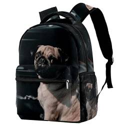 Schulrucksack Beobachten Sie, Wie Ihr Hund Druckt Schulranzen Große Kapazität Wanderrucksäcke Modern Laptoptasche Für Outdoor Arbeit Uni von 208