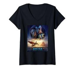 Avatar: The Way of Water Theatrical Movie Poster T-Shirt mit V-Ausschnitt von 20th Century Fox