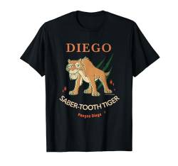 Ice Age Diego Saber-Tooth Tiger Halftone T-Shirt von 20th Century Fox