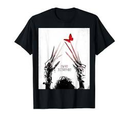 Tim Burton's Edward Scissorhands Red Butterfly Movie Poster T-Shirt von 20th Century Fox