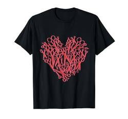 Tim Burton's Edward Scissorhands Scissor Heart Icon 90s T-Shirt von 20th Century Fox