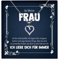 22Feels Schmuckset Frauen Geschenk Schmuck Hochzeitstag Jahrestag Valentinstag Halskette, Echt-Silber 925/000, Karte Made In Germany von 22Feels