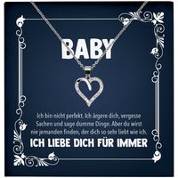 22Feels Schmuckset Frauen Geschenk Schmuck Hochzeitstag Jahrestag Valentinstag Halskette, Echt-Silber 925/000, Karte Made In Germany von 22Feels