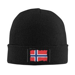 230 Beanie Mütze Norwegische Flagge Unisex Mütze Komfortabel Sommermütze Weich Beanie Mütze Für Herren Und Damen, Für Herbst, Motorradfahren, Damen von 230