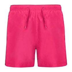 24 JOYAS Badehose für Kinder mit frischen Neonfarben, Innenslip, Seitentaschen, Gesäß und Kordelzug, K-42, Pink, K-42 4 Jahre von 24 JOYAS