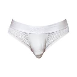 2EROS - Männer Unterwäsche - Herren Slip - AKTIV Boreas Brief Whitecap Gray - Beige - 1 x Größe M von 2EROS