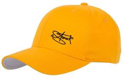 2Stoned Flexfit Baseball Cap Classic Gold Gelb mit Stick Größe L/XL (58 cm - 60 cm) für Damen und Herren von 2Stoned