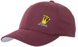 2Stoned Flexfit Basecap Classic Bordeaux mit Stick Crown Größe XS (55cm - 57cm) für Erwachsene und Kinder von 2Stoned