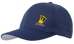 2Stoned Flexfit Cap Classic Fullcap Navy Blau mit Stick Crown Kindergröße Youth (53cm - 55cm) für Jungen und Mädchen von 2Stoned