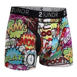 2UNDR Swing Shift Boxer Trunk Unterwäsche | Auslaufende Farben, Boom-Zeit, X-Large von 2UNDR