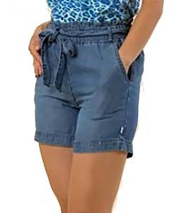 2chilly American People Hotpen Damen Short Chino Short Sommer Bermuda Kurze Hose Cargo Short (as3, Numeric, Numeric_44, Regular, Regular, Blue Denim (Jeans)) von 2chilly