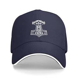 311 Basecap In Odin Vertrauen Wir Thor Vikings Hammer Mjolnir Norse Freizeit Basecap Verstellbare Baseballkappe Unisex Golf Hüte Für Herren, Tennis, Auf Reisen von 311