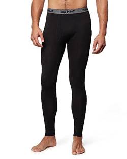 32 DEGREES Heat Herren-Legginghose mit Thermo-Unterhemd, leicht, schwarz, Mittel von 32 DEGREES