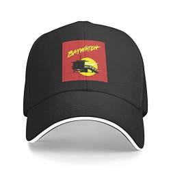 321 Freizeit Basecap Baywatch Lifeguard Tower Sonnenuntergang Sommer Kappe Casual Baseball Cap Outdoor Trucker Baseballcap Für Herren, Golf, Teenager von 321