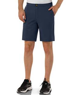 33,000ft Golfhose Herren Kurz, Leichte Stretch Kurze Hose Bermuda Schnelltrocknend Outdoor Shorts für Wandern, Camping, Reisen Dunkelblau 30W von 33,000ft