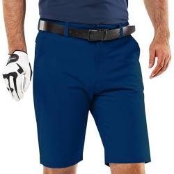 33,000ft Herren Golf Shorts UPF 50+ Stretch Shorts 10'' Bermuda Shorts Kurze Hose Dry Fit Causal Shorts Arbeitshort für Golfen Arbeiten, Sternenblau 36 von 33,000ft