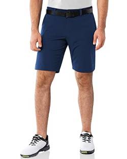 33,000ft Herren Golf Shorts UPF 50+ Stretch Shorts Leichte Schnelltrocknende 9" Bermuda Shorts Kurze Golfhose mit 3 Tee-Halter für Golfen Dunkelblau 32 von 33,000ft