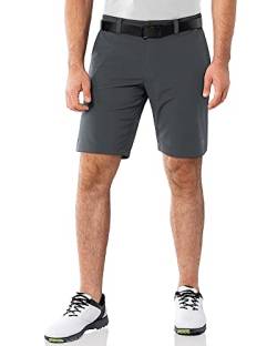 33,000ft Herren Golf Shorts UPF 50+ Stretch Shorts Leichte Schnelltrocknende 9" Bermuda Shorts Kurze Golfhose mit 3 Tee-Halter für Golfen Grau 36 von 33,000ft