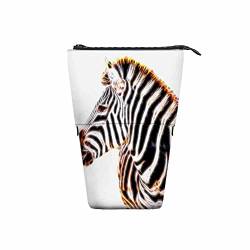 351 Federmäppchen Fraktales Zebra Federtasche Mit Reißverschluss Schlampermäppchen, Für Jungen, Damen, Bürobedarf von 351