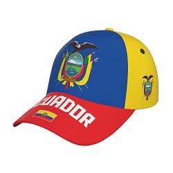 351 Herren Damen Baseball Kappen Ecuador-Flagge Cooler Ecuadorianer Trucker Kappe Atmungsaktiv Outdoor Hut Leicht Abwaschbar Basecap Für Golf Kletter Draussen von 351