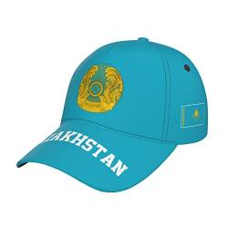 351 Herren Damen Baseball Kappen Kasachstan-Flagge Baseball Cap Verstellbar Basecap Leicht Baseballmütze Für Draussen Angeln Reisen von 351