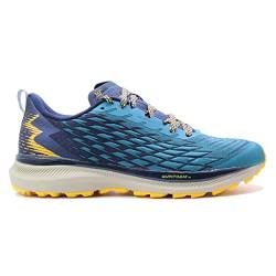 361 Taroko 3 Traillaufschuh für Herren, Blau, Gelb, Verdigris Black Iris, 44.5 EU von 361