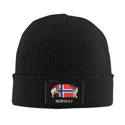 385 Strickmützen Norwegische Flagge Komfortabel Laufmütze Weich Nachtmütze Sportmütze, Für Motorradfahren, Skifahren, 56-62cm von 385