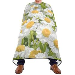 Friseurumhang 140x168cm, Sonnige Gänseblümchenblume Professionelle Friseure Kleid Mode Unisex Friseure Kleid Wasserdicht Haarschneideumhang Cape, Für Barbershops, Kinder von 385