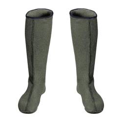 3Kamido® Filz Stiefel Socken Innenschuhe Innenstiefel für Regenstiefel LANG Damen Herren Socke ERWÄRMUNGSEINLAGE AUS Filz Thermosocken Olivgrün 45/46 von 3Kamido