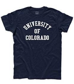 3styler T-Shirt Herren University of Colorado Inspired by Glenn Frey - Capital Centre Shirt - Linie Classic - 100% Baumwolle 185 g/m², blau, Large von 3styler