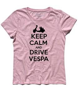 3stylershop T-Shirt Keep Calm and Drive Vespa - Mods Style von 3stylershop