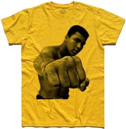 Men's T-Shirt Muhammad Ali - Cassius Clay, gelb, Medium von 3stylershop