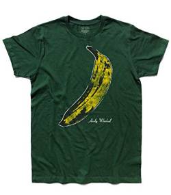 T-Shirt Herren Banane Inspiriert A Andy Warhol und Ai Velvet Underground - Grün Wald, XL von 3stylershop