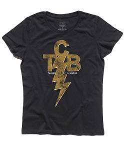 TCB Taking Care of Business Damen-T-Shirt, inspiriert von Elvis Presley, TD0210602-Nero-L, Schwarz, TD0210602-Nero-L Large von 3stylershop