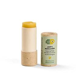 4peoplewhocare Bio Lippenbalsam mit Bienenwachs - "Auf's Mäulchen" - Lippenpflege Bio - Zitronengras Duft - Nachhaltiger Lippenpflegestift für trockene und rissige Lippen - Naturkosmetik von 4 people who care