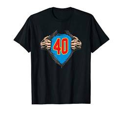 Superhelden Geschenke zum 40 Geburtstag - 40 T-Shirt von 40 Geburtstag Geschenke by Tees Paradise