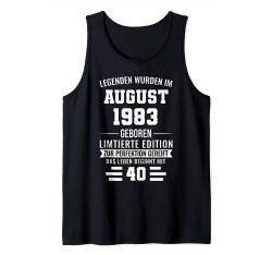 Legenden wurde im August 1983 am 40. Geburtstag Mann geboren Tank Top von 40 Jahre Geburtstag Party Geschenke