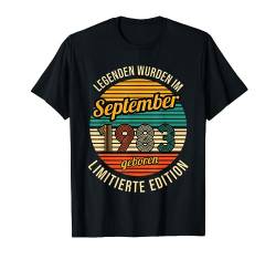 Legenden wurden im September 1983 40.Geburtstag T-Shirt von 40 Jahre Geburtstag Party Geschenke